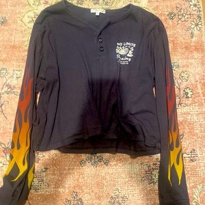 grey long sleeve/ size: small